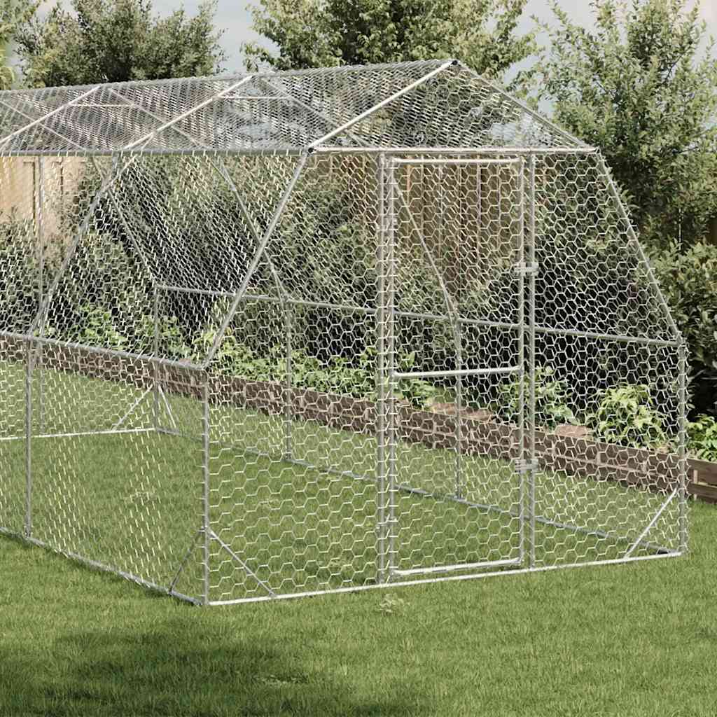 Výběh pro slepice 2,5x6x2,25 m pozinkovaná ocel