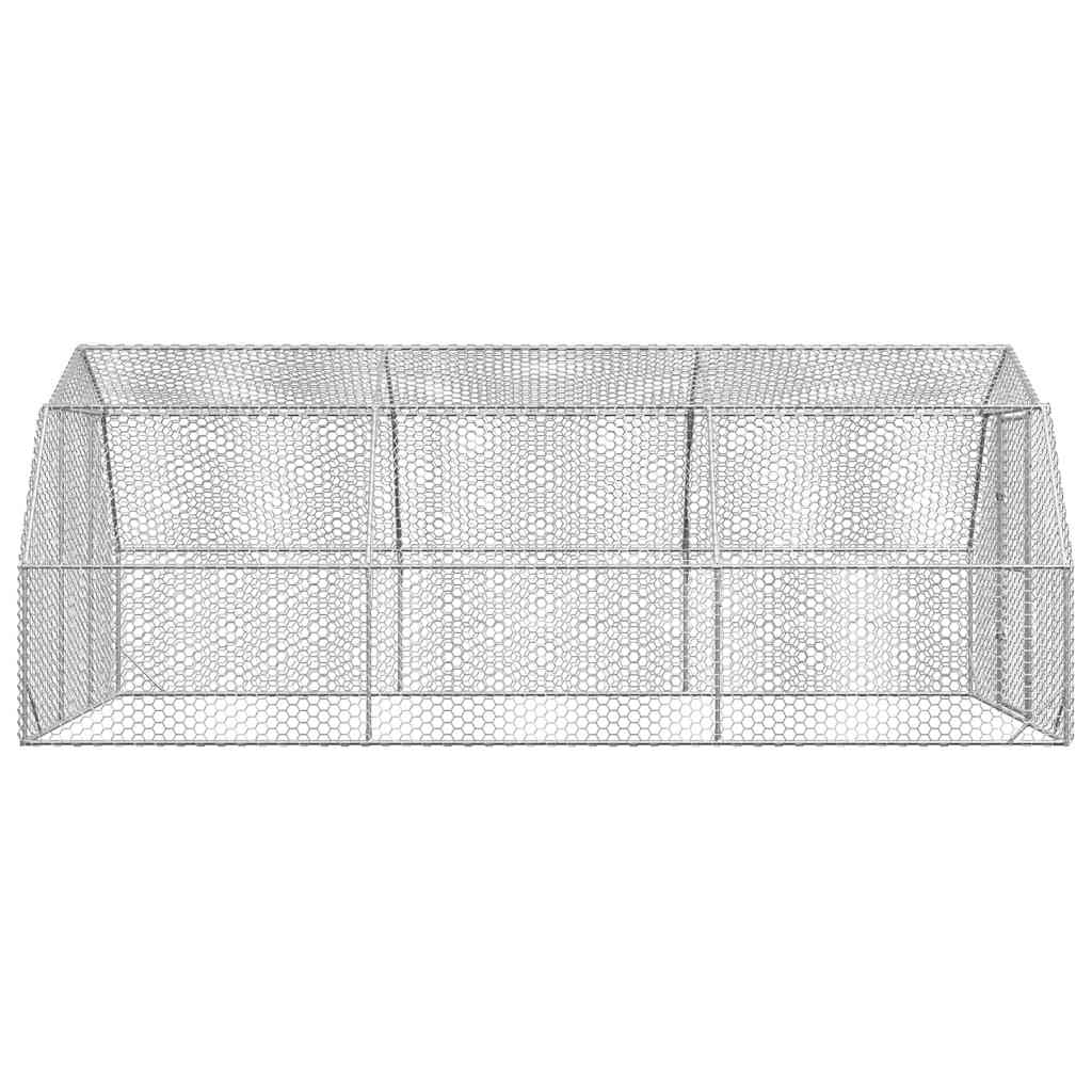 Výběh pro slepice 2,5x6x2,25 m pozinkovaná ocel