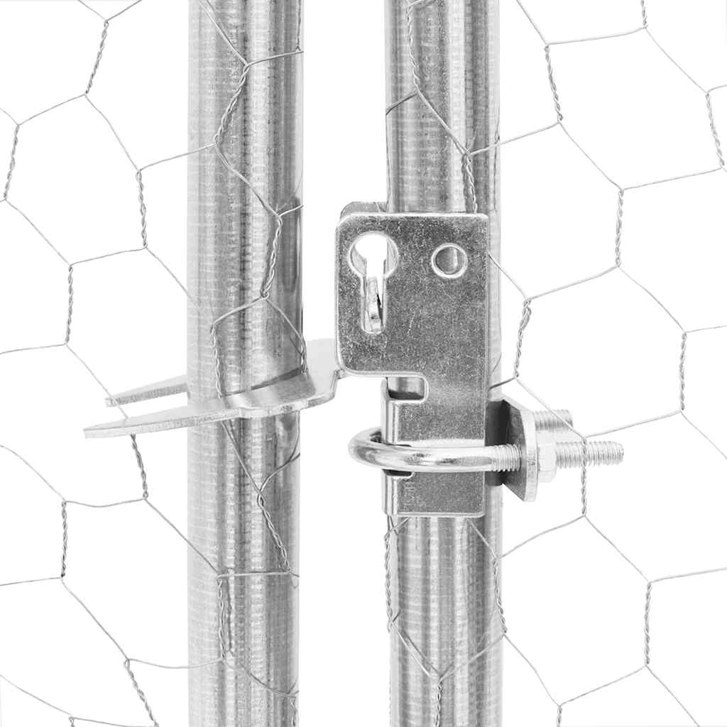 Výběh pro slepice 2,5x6x2,25 m pozinkovaná ocel