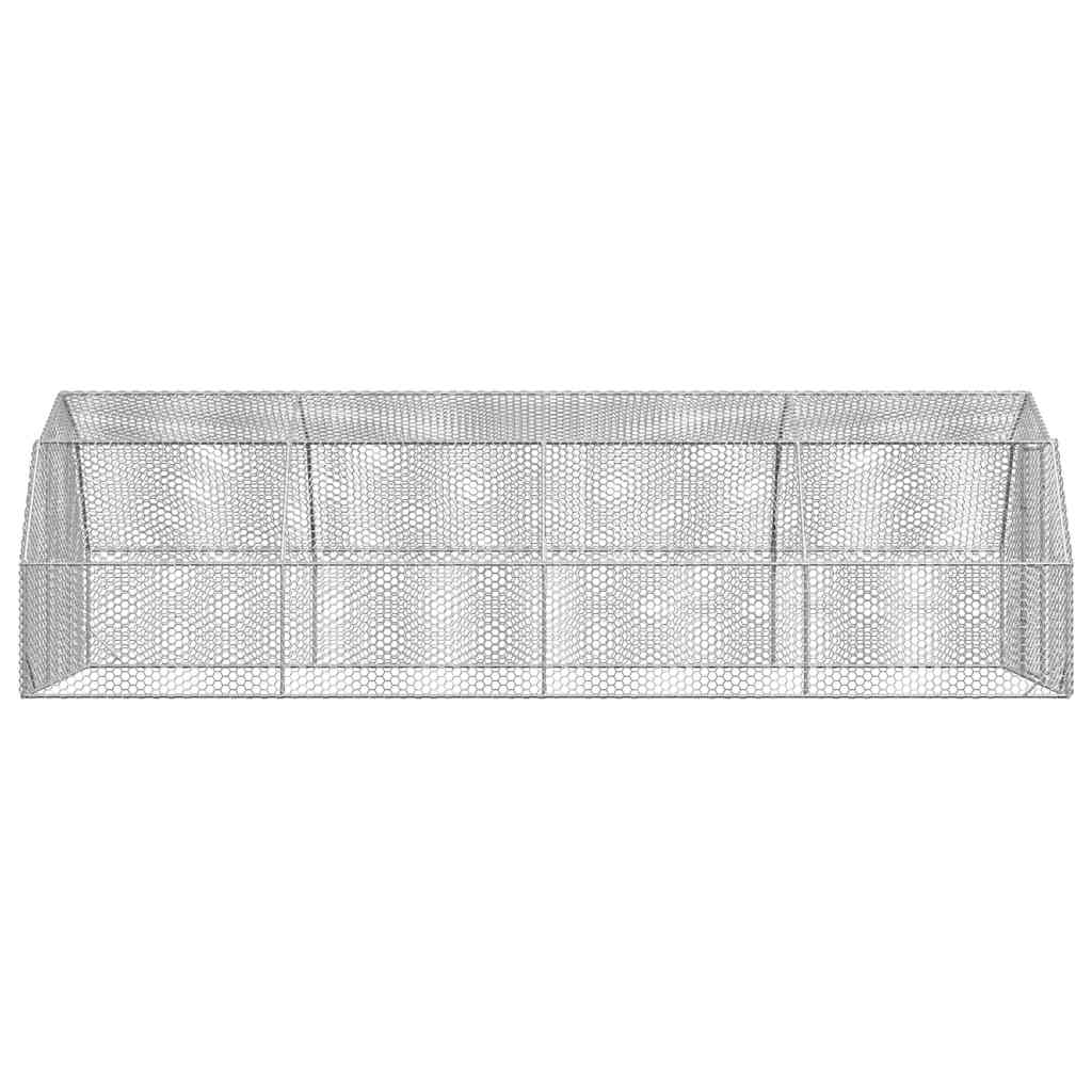 Výběh pro slepice 2,5x8x2,25 m pozinkovaná ocel