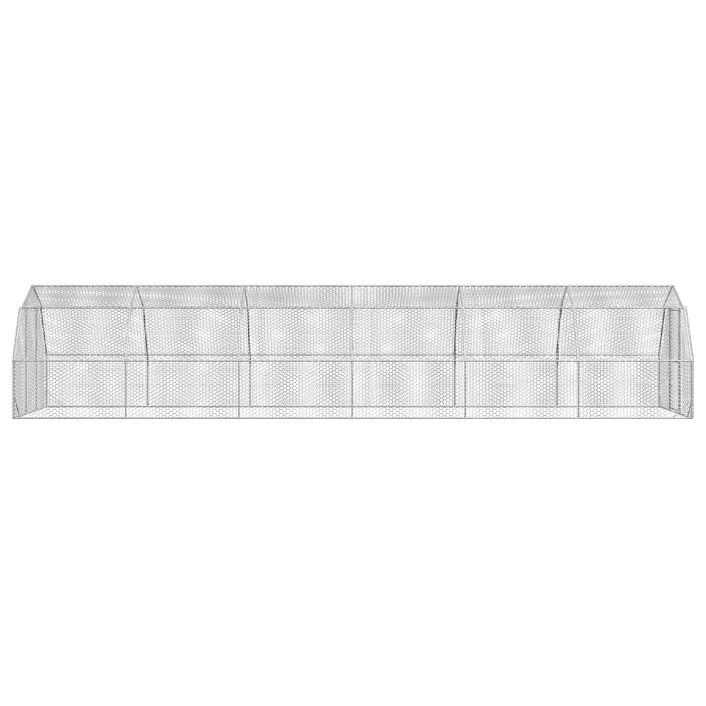 Výběh pro slepice 2,5x12x2,25 m pozinkovaná ocel