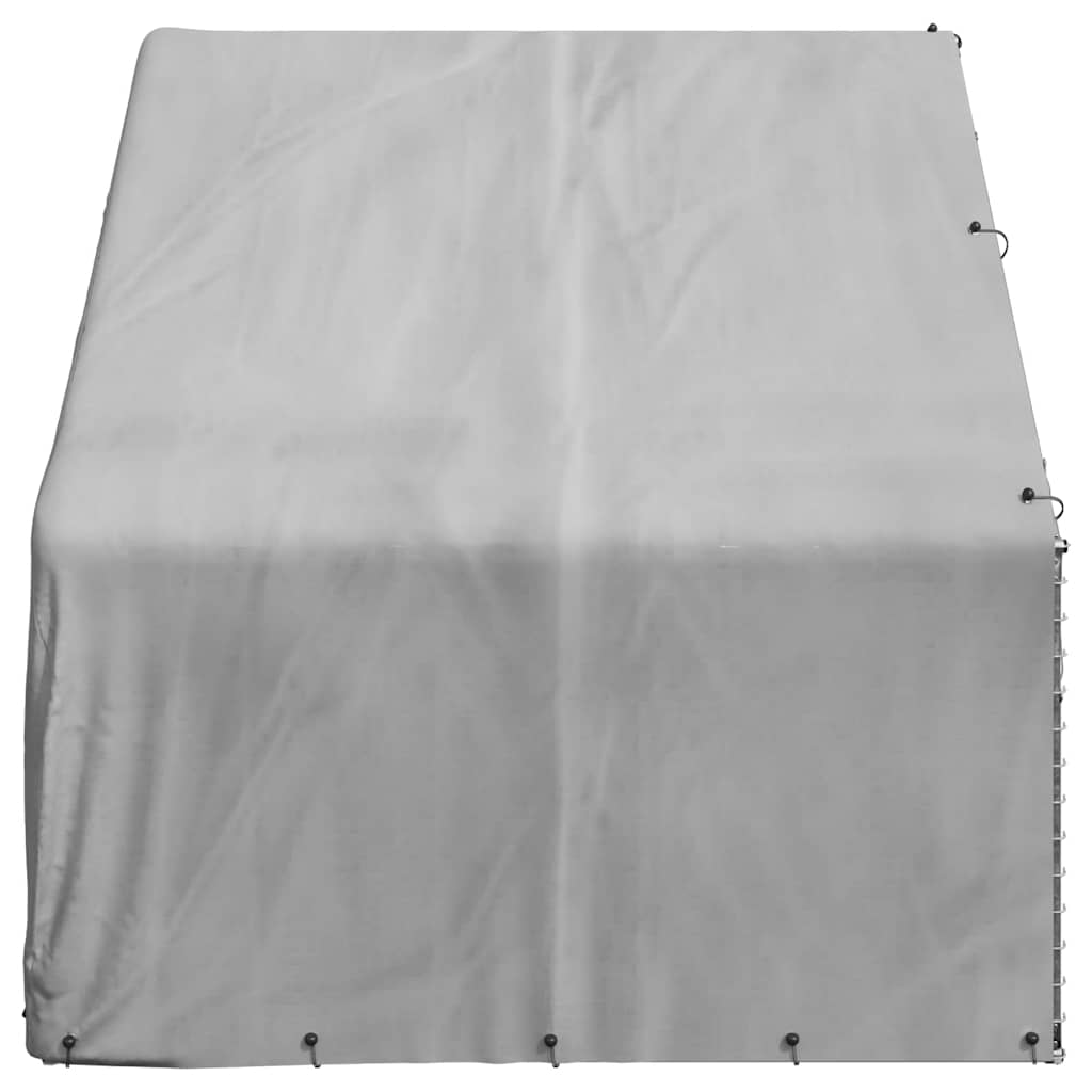 Venkovní psí bouda s krytem 3x2x1,9 m pozinkovaná ocel