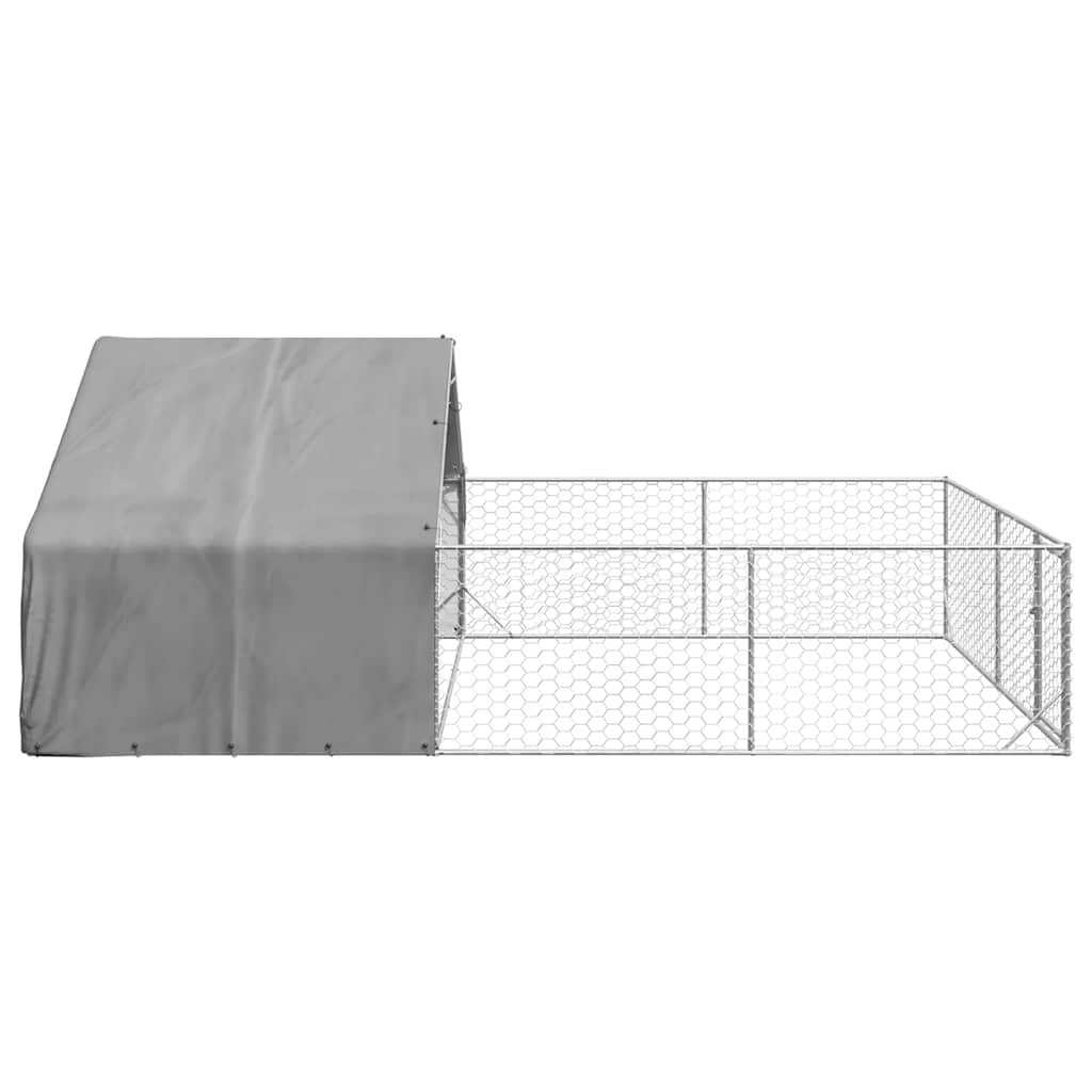 Venkovní psí kotec s výběhem 6x3x1,9 m pozinkovaná ocel
