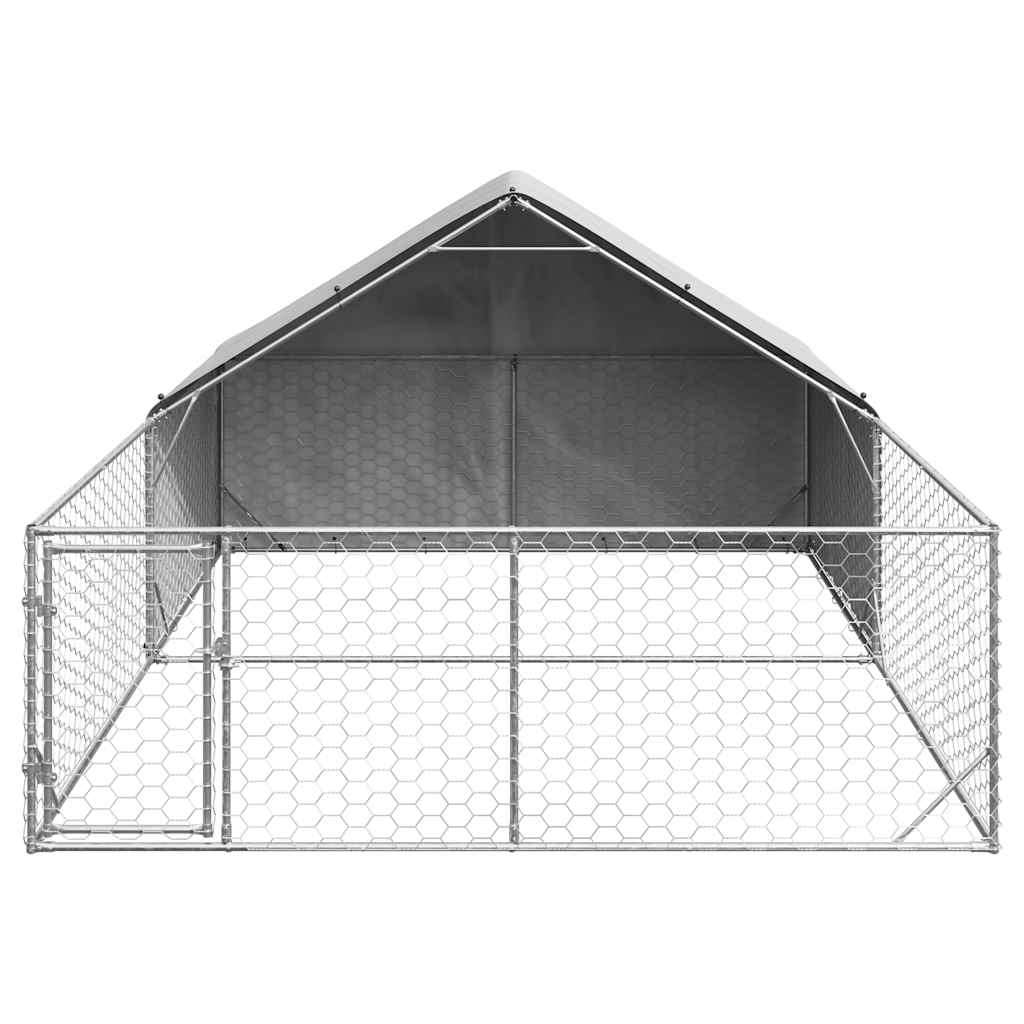 Venkovní psí kotec s výběhem 5x3x1,9 m pozinkovaná ocel