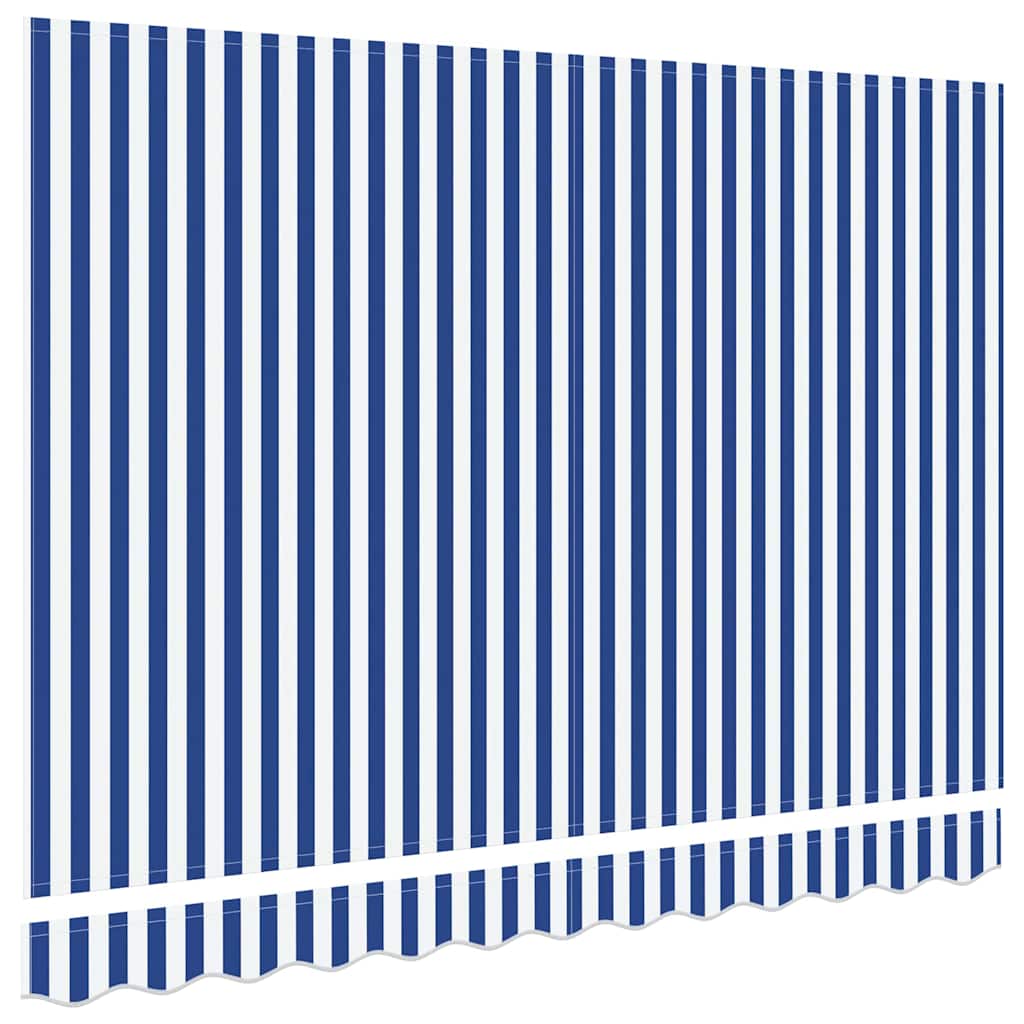 Náhradní látka na markýzu Modro-bílá 350 x 200 cm plátno