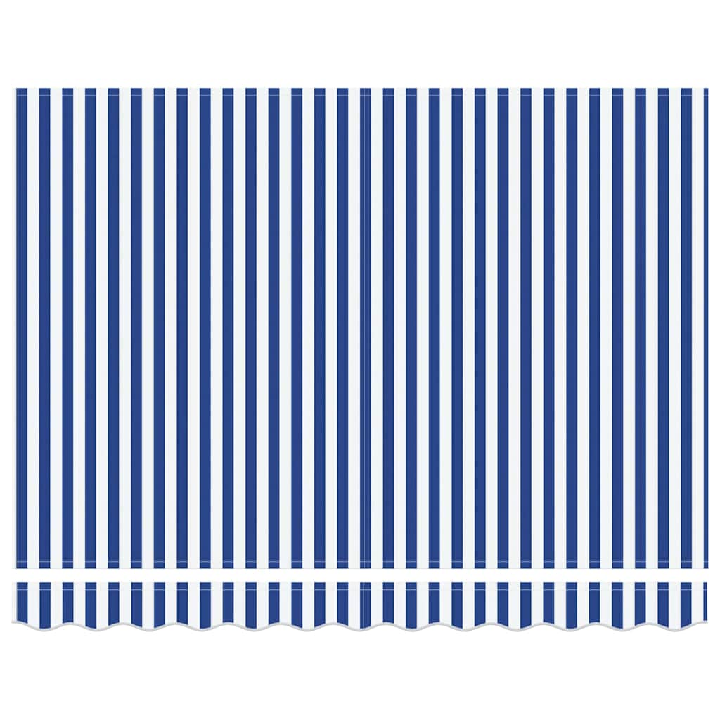 Náhradní látka na markýzu Modro-bílá 350 x 200 cm plátno