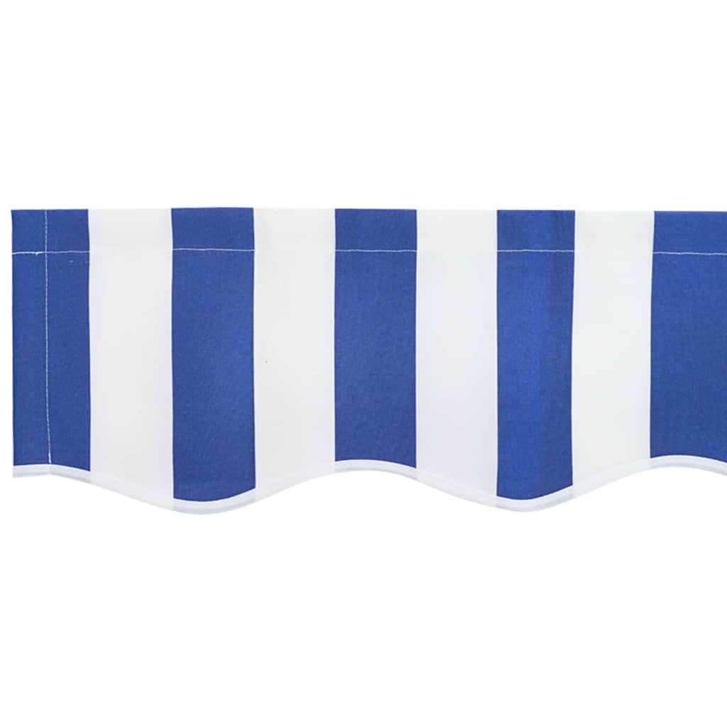 Náhradní látka na markýzu Modro-bílá 400 x 200 cm plátno
