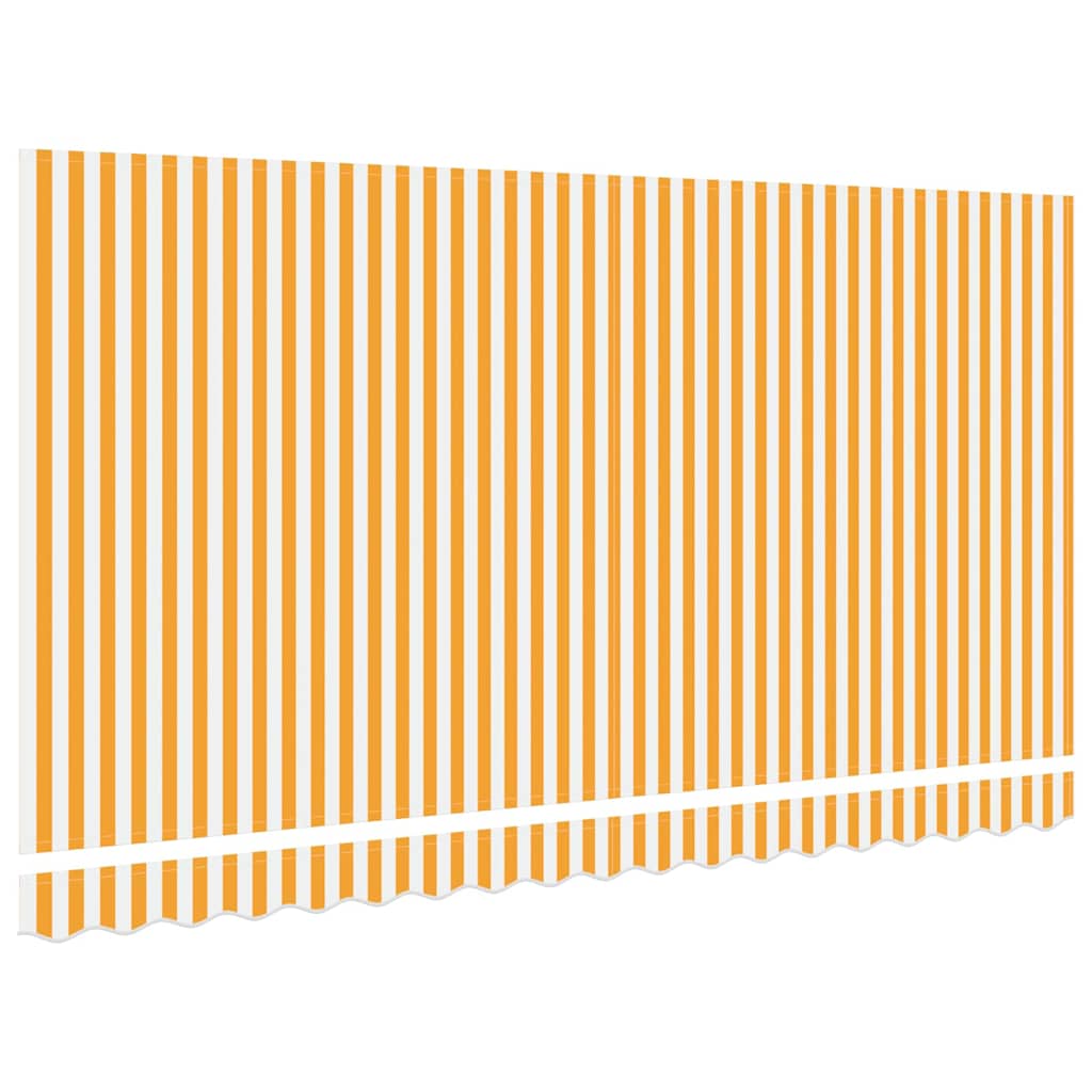 Náhradní látka na markýzu Žluto-bílá 400 x 200 cm plátno