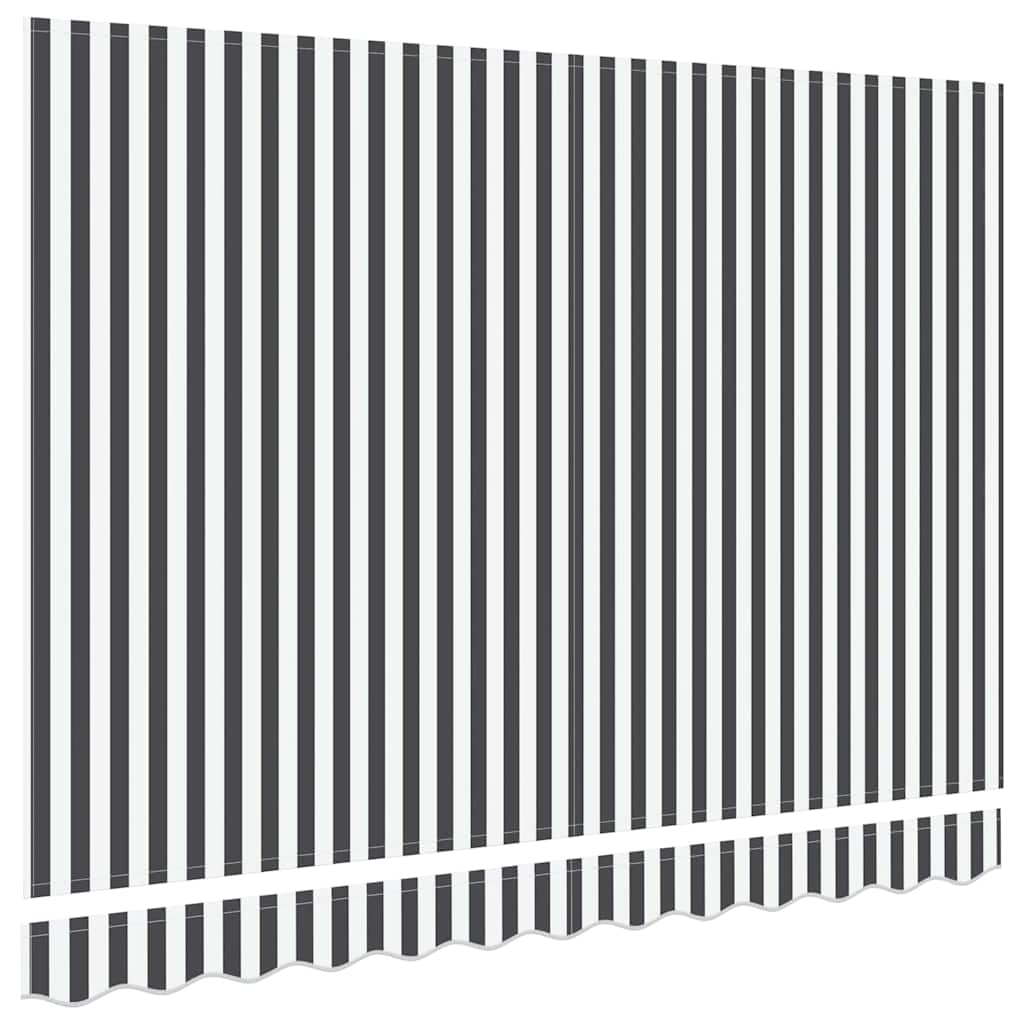 Náhradní látka na markýzu Antracitová a bílá 300 x 200 cm