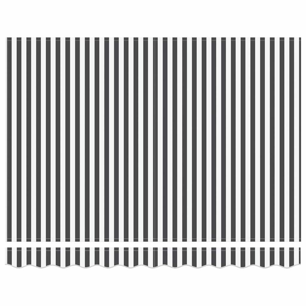 Náhradní látka na markýzu Antracitová a bílá 300 x 200 cm