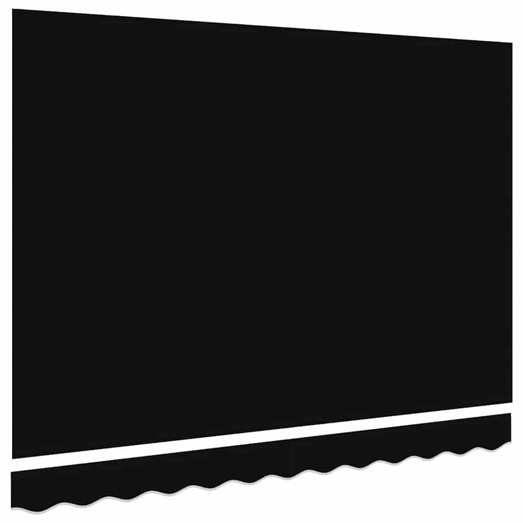 Náhradní látka na markýzu Černá 300 x 250 cm plátno
