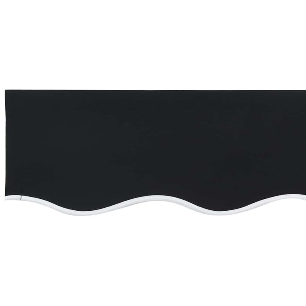 Náhradní látka na markýzu Černá 400 × 350 cm plátno