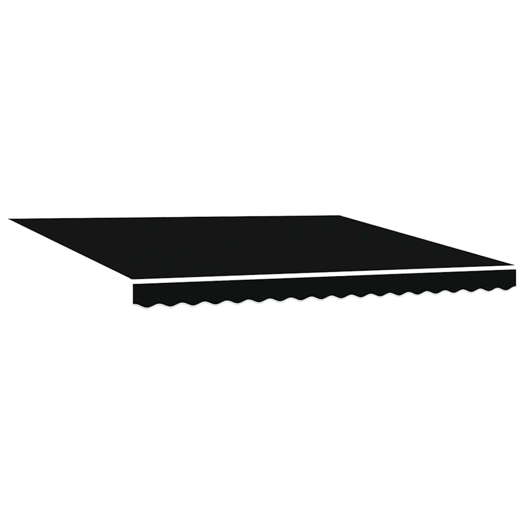 Náhradní látka na markýzu Černá 400 × 350 cm plátno