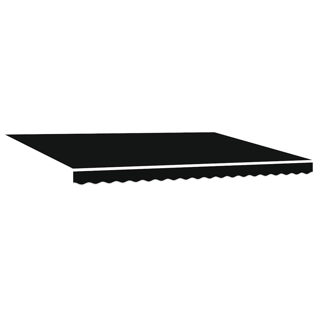 Náhradní látka na markýzu Černá 450 × 300 cm plátno