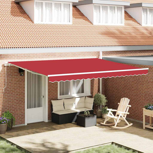 Náhradní látka na markýzu Červená 450 × 300 cm plátno