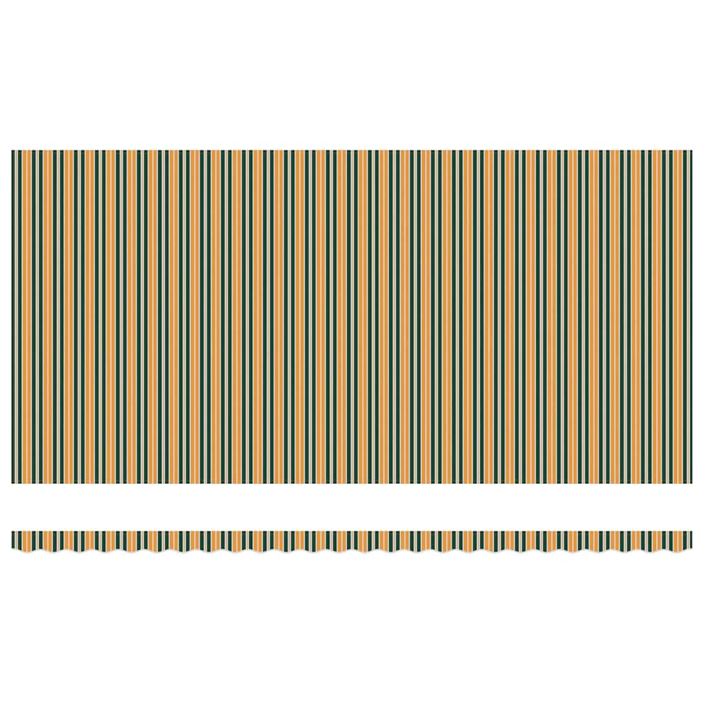 Náhradní látka na markýzu Zelená a žlutá 600 × 300 cm plátno