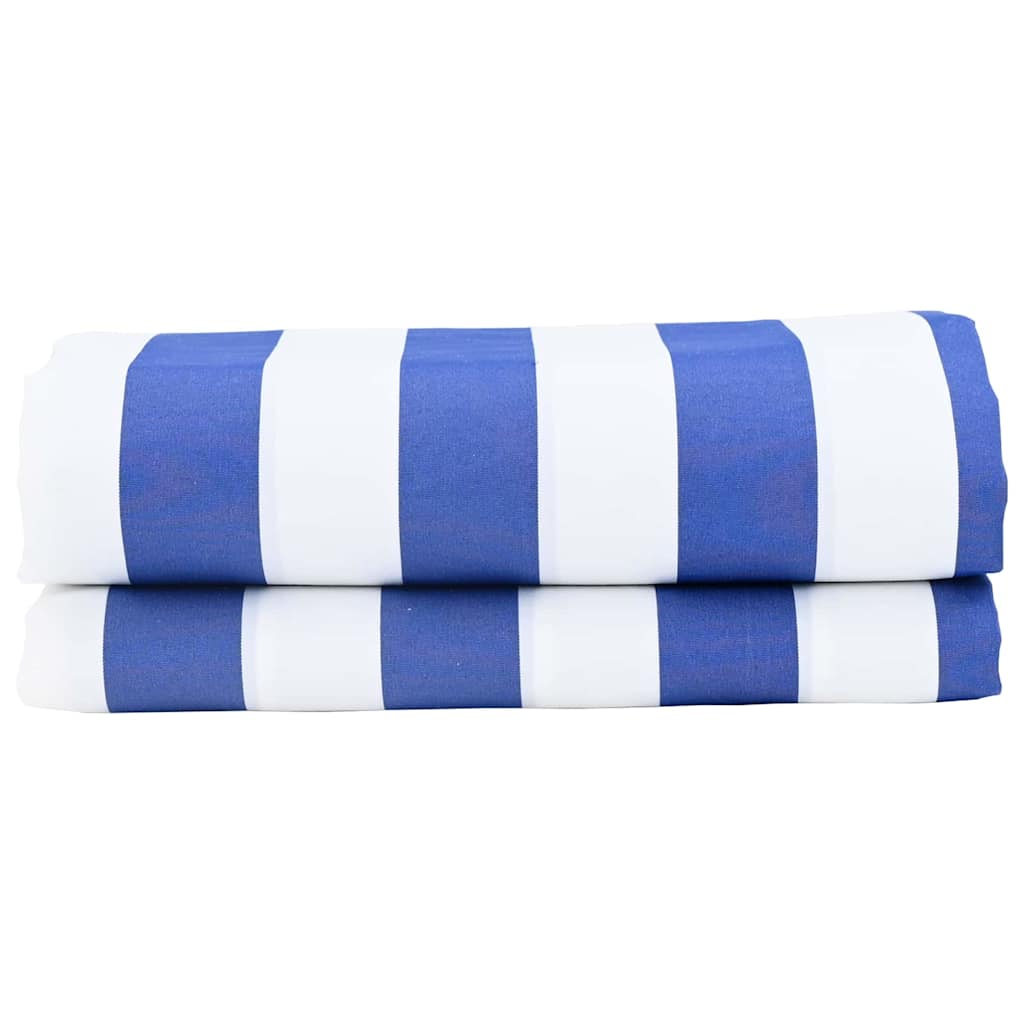 Náhradní látka na markýzu Modro-bílá 10 x 1.6 m textil