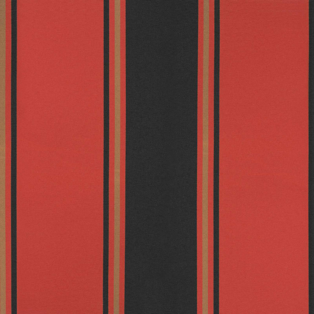 Náhradní látka na markýzu oranžová a černá 10 x 1.6 m textil
