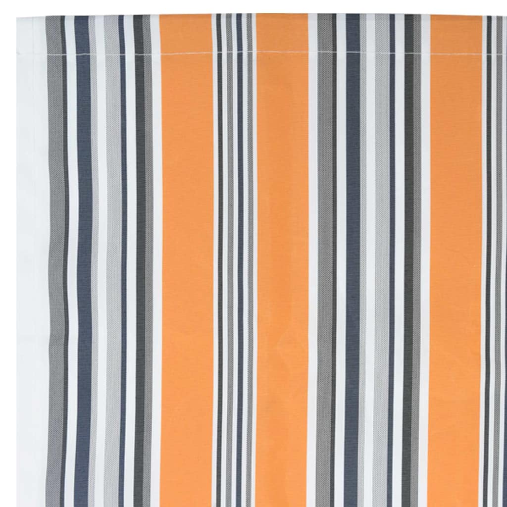 Náhradní látka na markýzu Modrá a oranžová 10 x 1.6 m textil