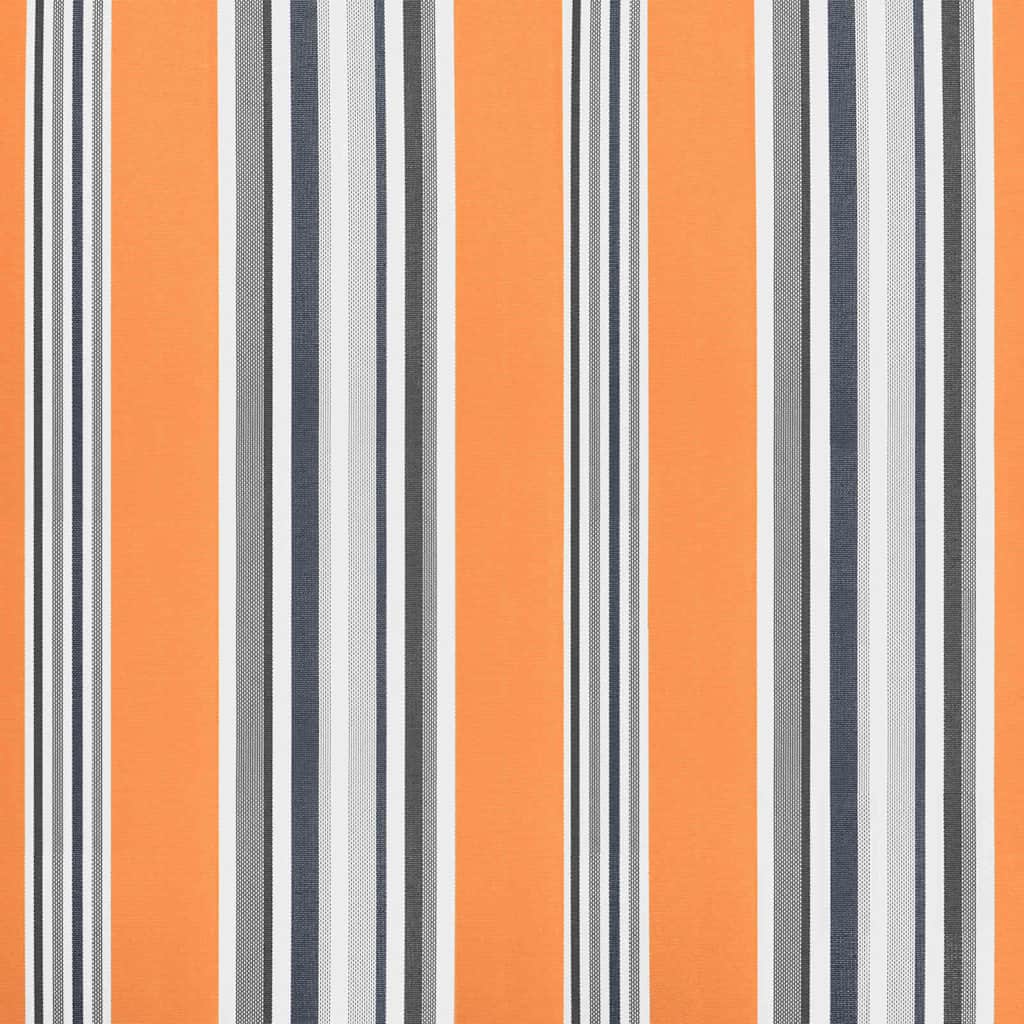 Náhradní látka na markýzu Modrá a oranžová 10 x 1.6 m textil