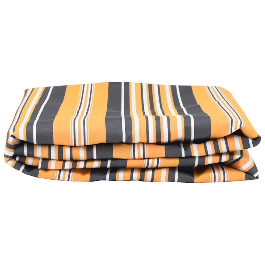 Náhradní látka na markýzu žlutá a šedá 10 x 1.6 m textil
