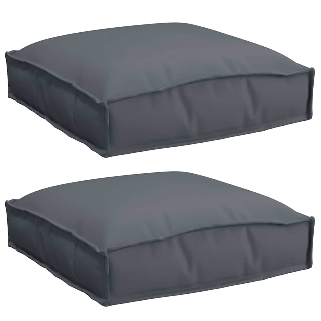 Polstr na paletové sedadlo 2 pcs Antracit 40 x 40 x 8 cm