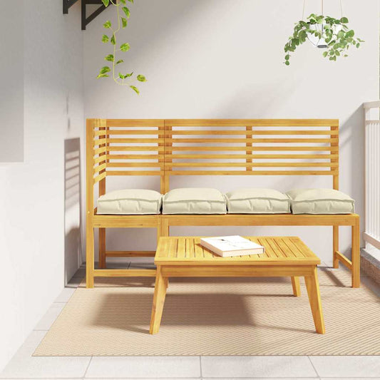 Polstr na paletové sedadlo 4 pcs Krémová 40 x 40 x 8 cm