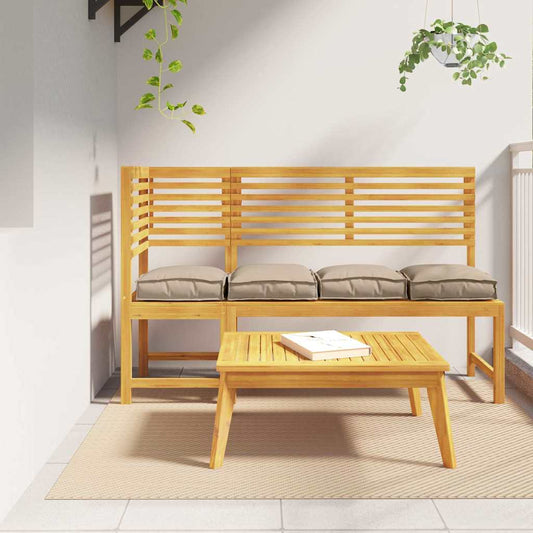 Polstr na paletové sedadlo 4 pcs Taupe 40 x 40 x 8 cm