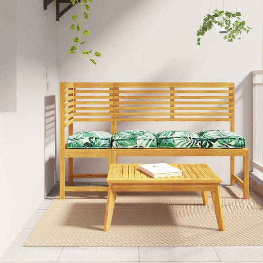 Polstr na paletové sedadlo 4 pcs Vzor listí 40 x 40 x 8 cm