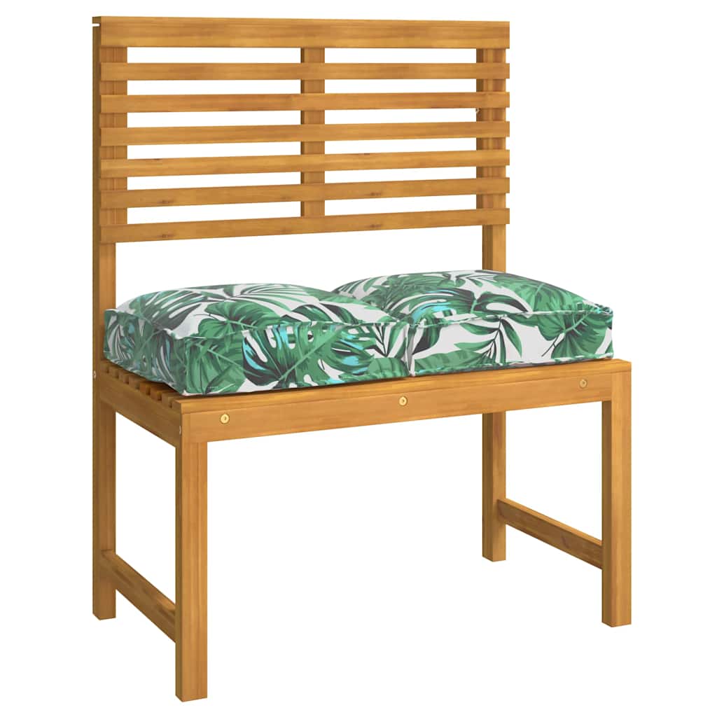 Polstr na paletové sedadlo 4 pcs Vzor listí 40 x 40 x 8 cm