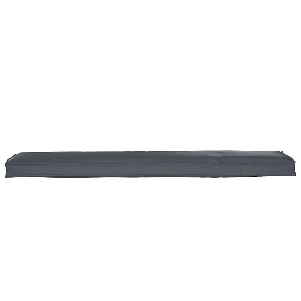 Sada polštářů na paletu 2 pcs Antracit 180 x 40 x 8 cm