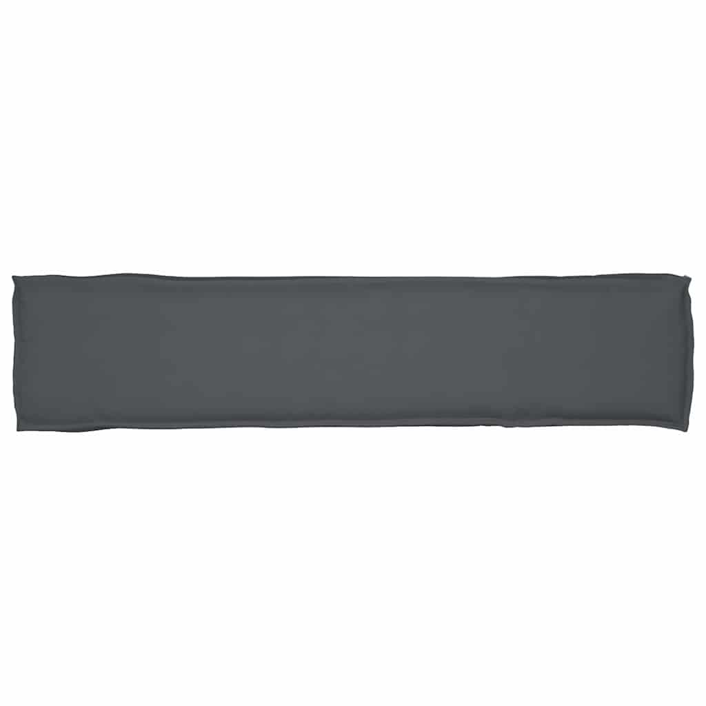 Sada polštářů na paletu 2 pcs Antracit 180 x 40 x 8 cm