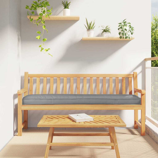 Sada polštářů na paletu 2 pcs Šedá 180 x 40 x 8 cm