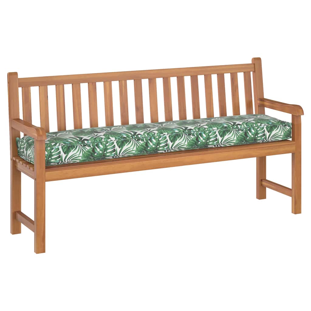 Sada polštářů na paletu 2 pcs Vzor listí 180 x 40 x 8 cm
