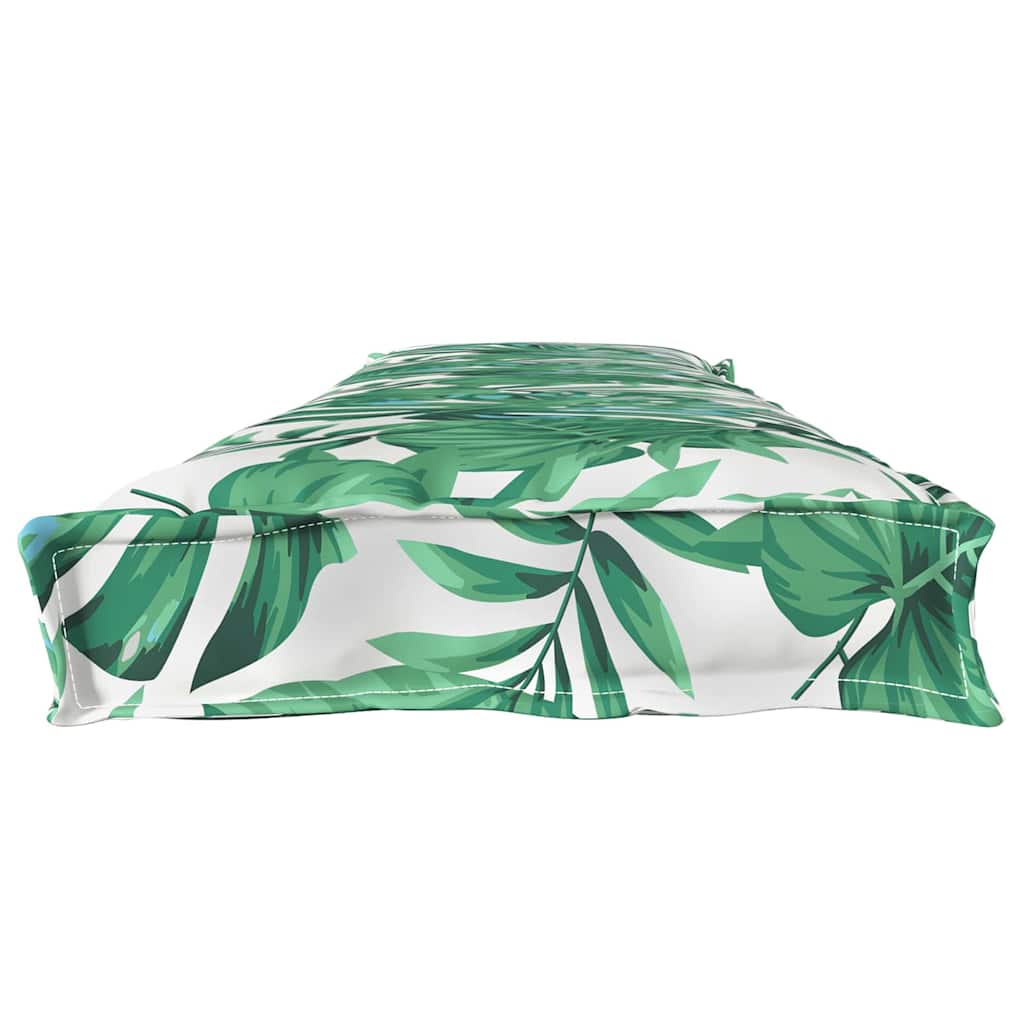 Sada polštářů na paletu 2 pcs Vzor listí 180 x 40 x 8 cm