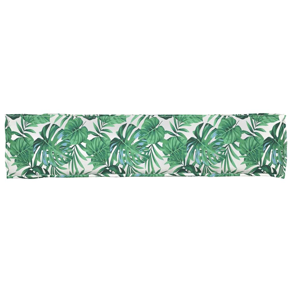 Sada polštářů na paletu 2 pcs Vzor listí 180 x 40 x 8 cm