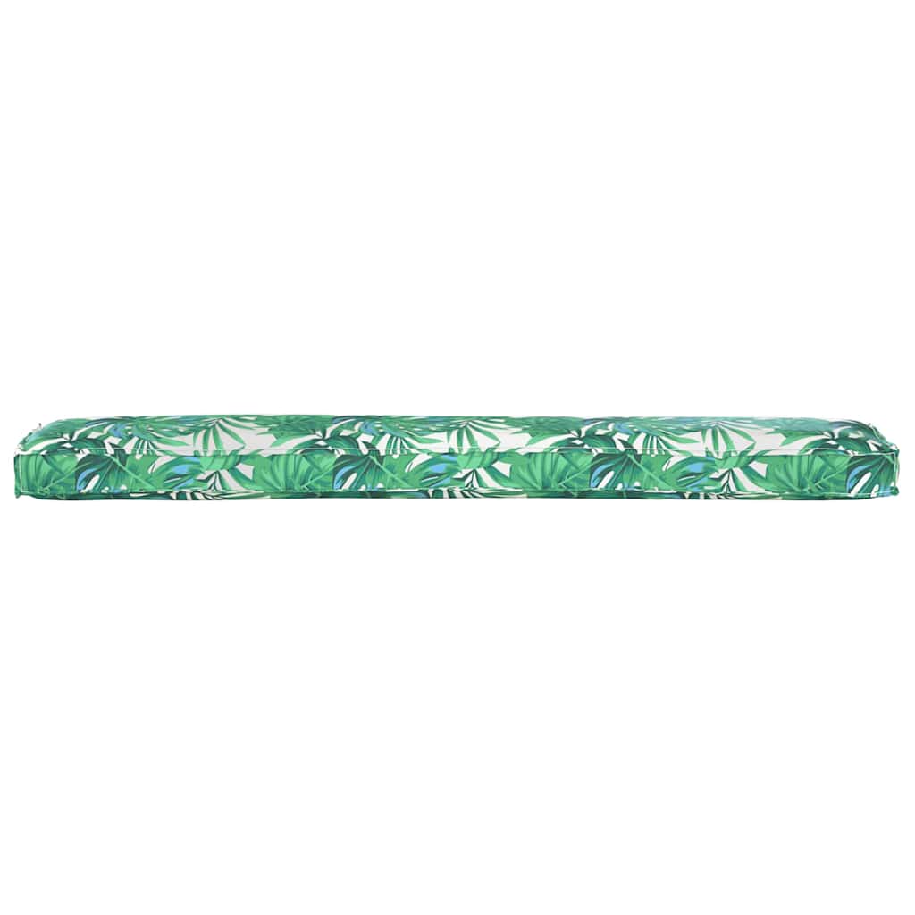 Sada polštářů na paletu 2 pcs Vzor listí 200 x 40 x 8 cm