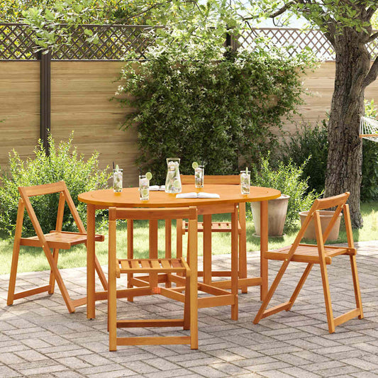 Zahradní stůl 5 pcs Hnědá 110 x 60 x 72 cm