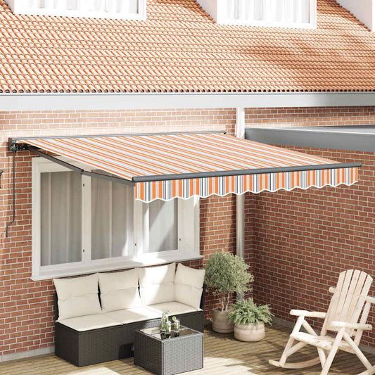 Budsorovatelné zastřešení Pestrý pruh 350x250 cm textil