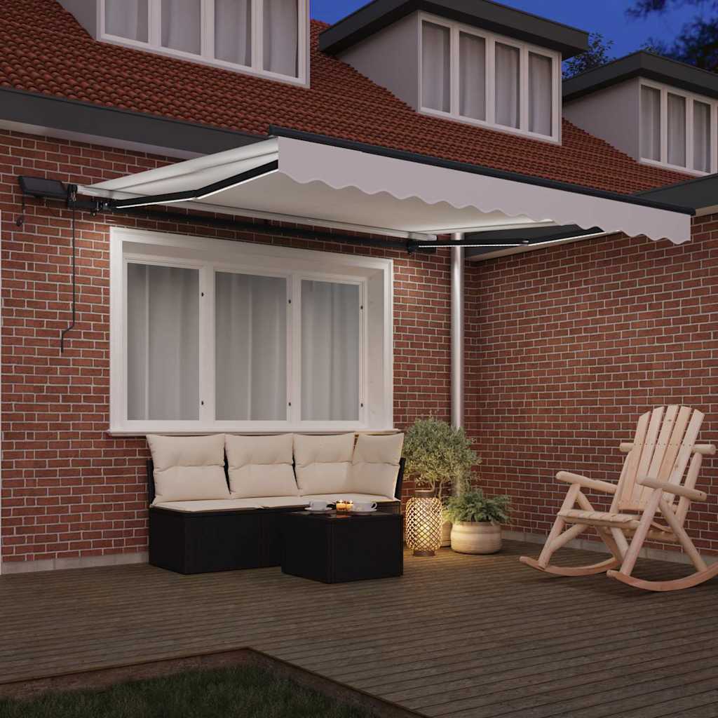 Budsorovatelné zastřešení Bílá 350 x 250 cm textil