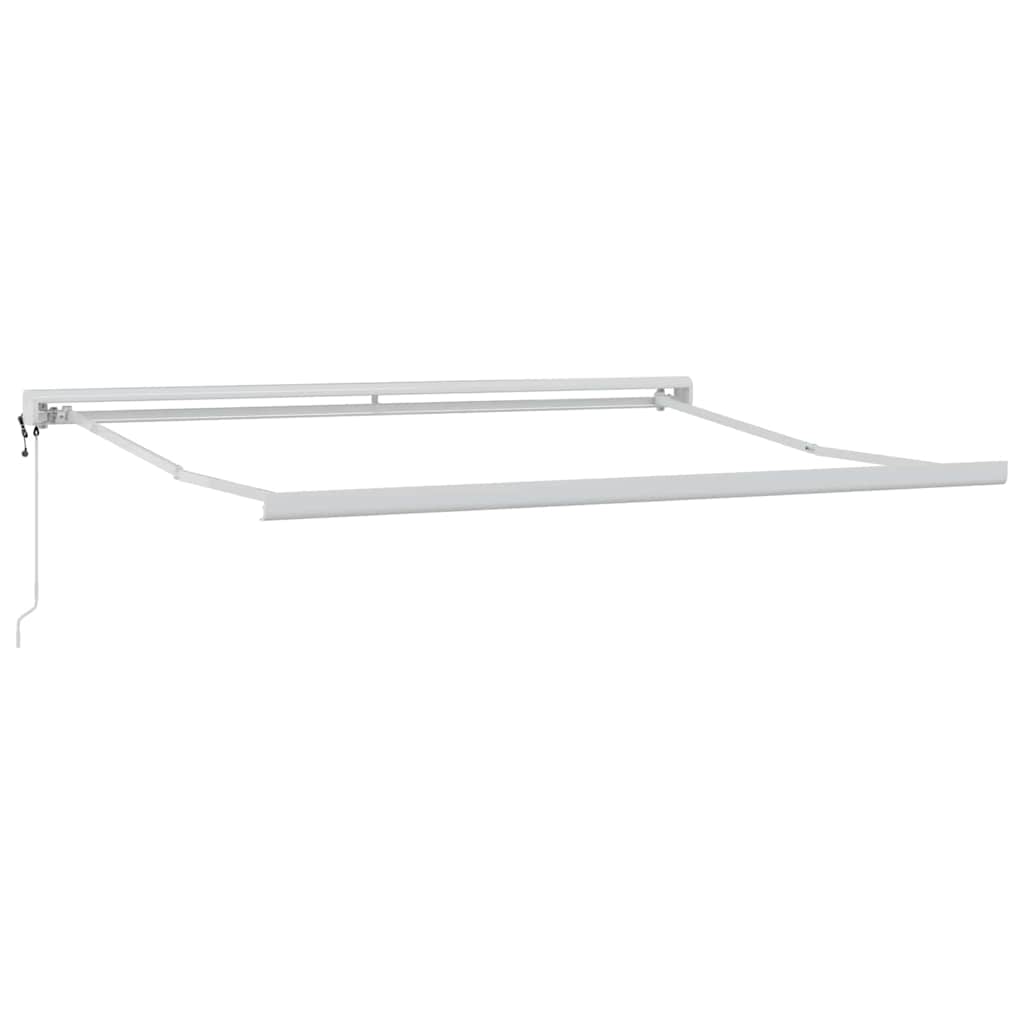 Budsorovatelné zastřešení Světle šedá 350 x 250 cm Látka, kov