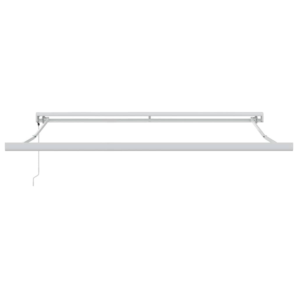 Budsorovatelné zastřešení Světle šedá 350 x 250 cm Látka, kov