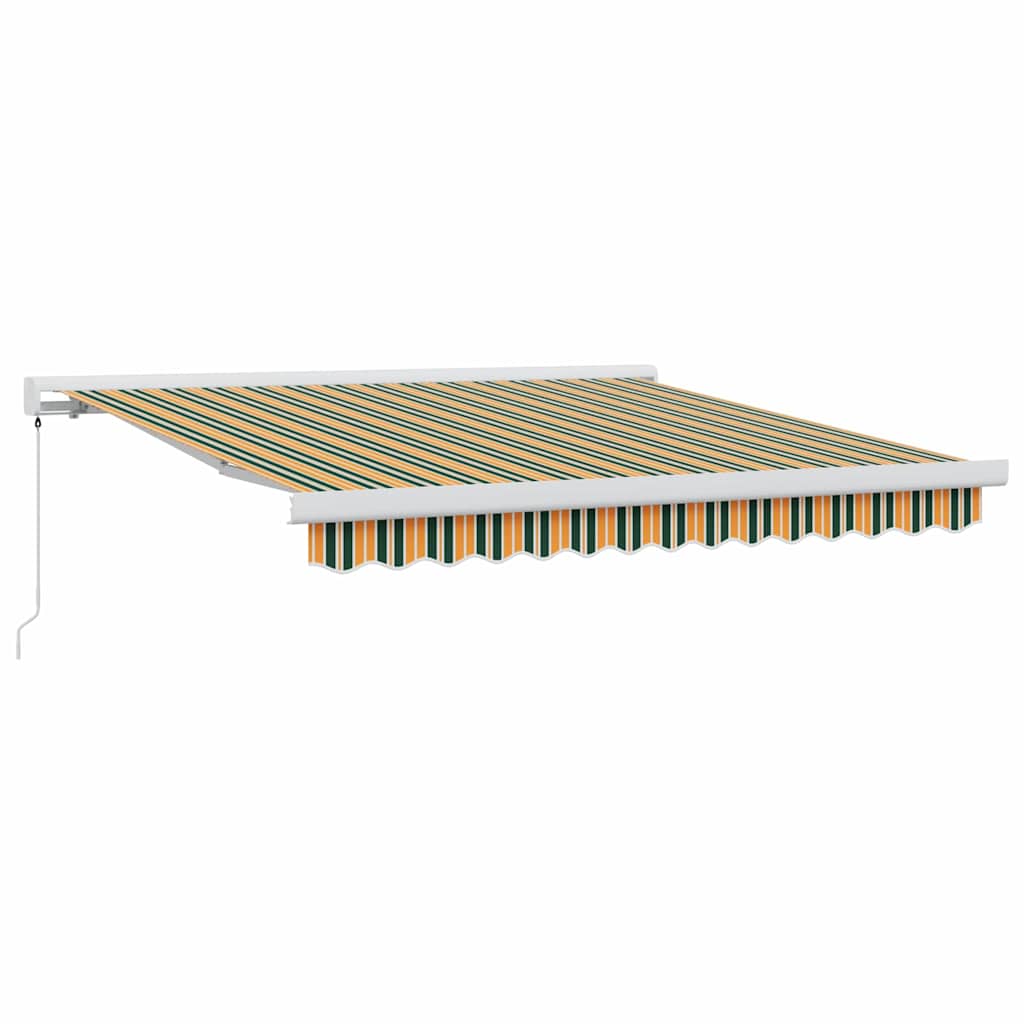 Budsorovatelné zastřešení Zelená a žlutá 350 x 250 cm