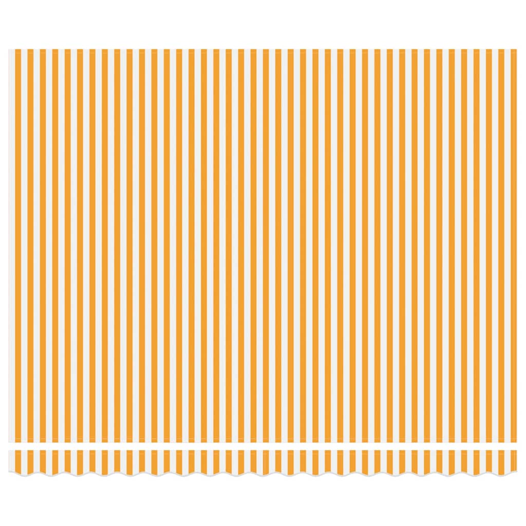 Budsorovatelné zastřešení Žluto-bílá 400x300 cm textil