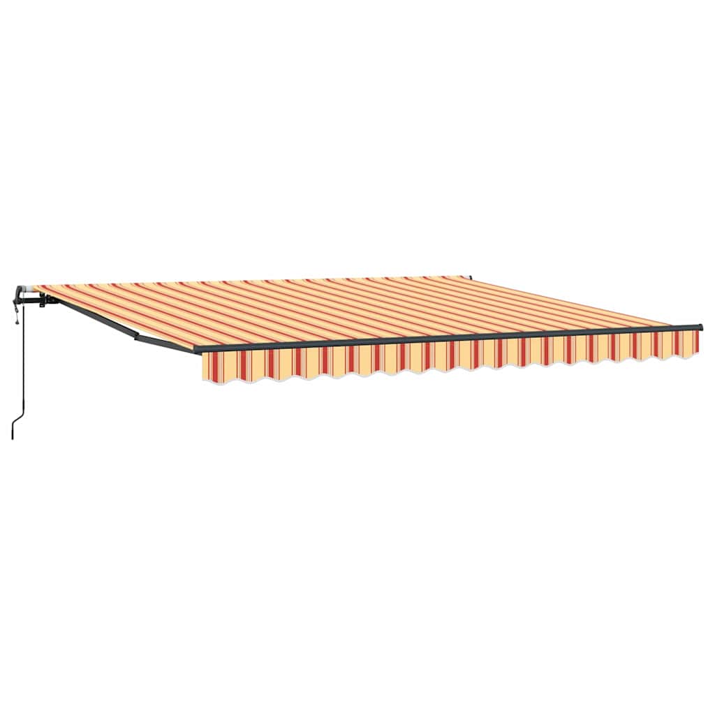 Budsorovatelné zastřešení žlutá a oranžová 400 ×300 cm textil