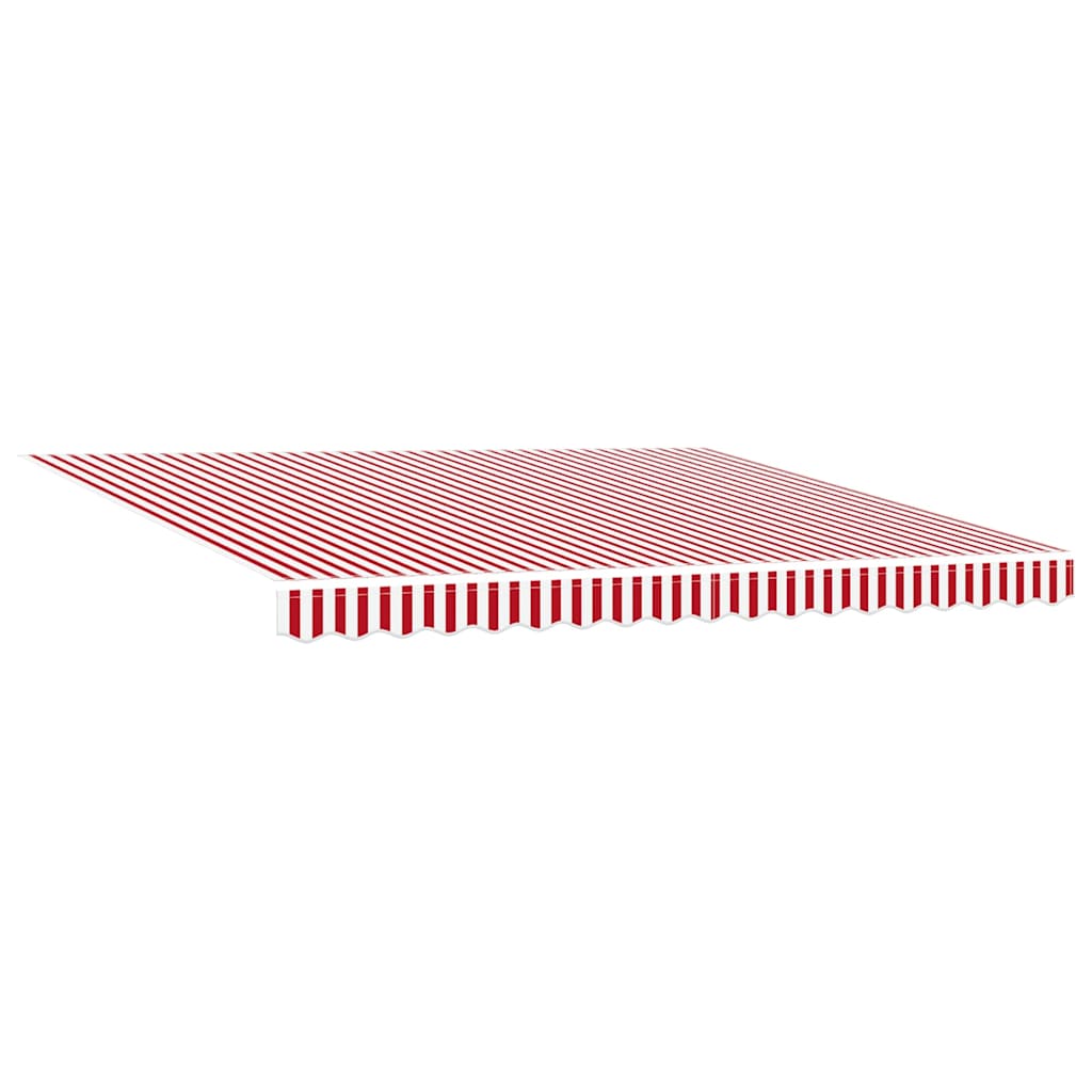 Budsorovatelné zastřešení 400 × 300 cm Červená a bílá