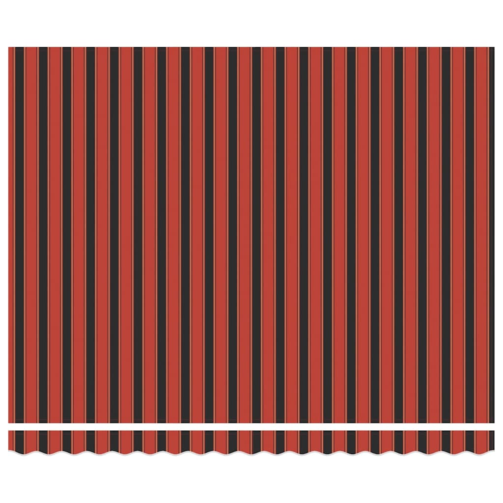 Budsorovatelné zastřešení oranžová a hnědá 400 ×350 cm textil