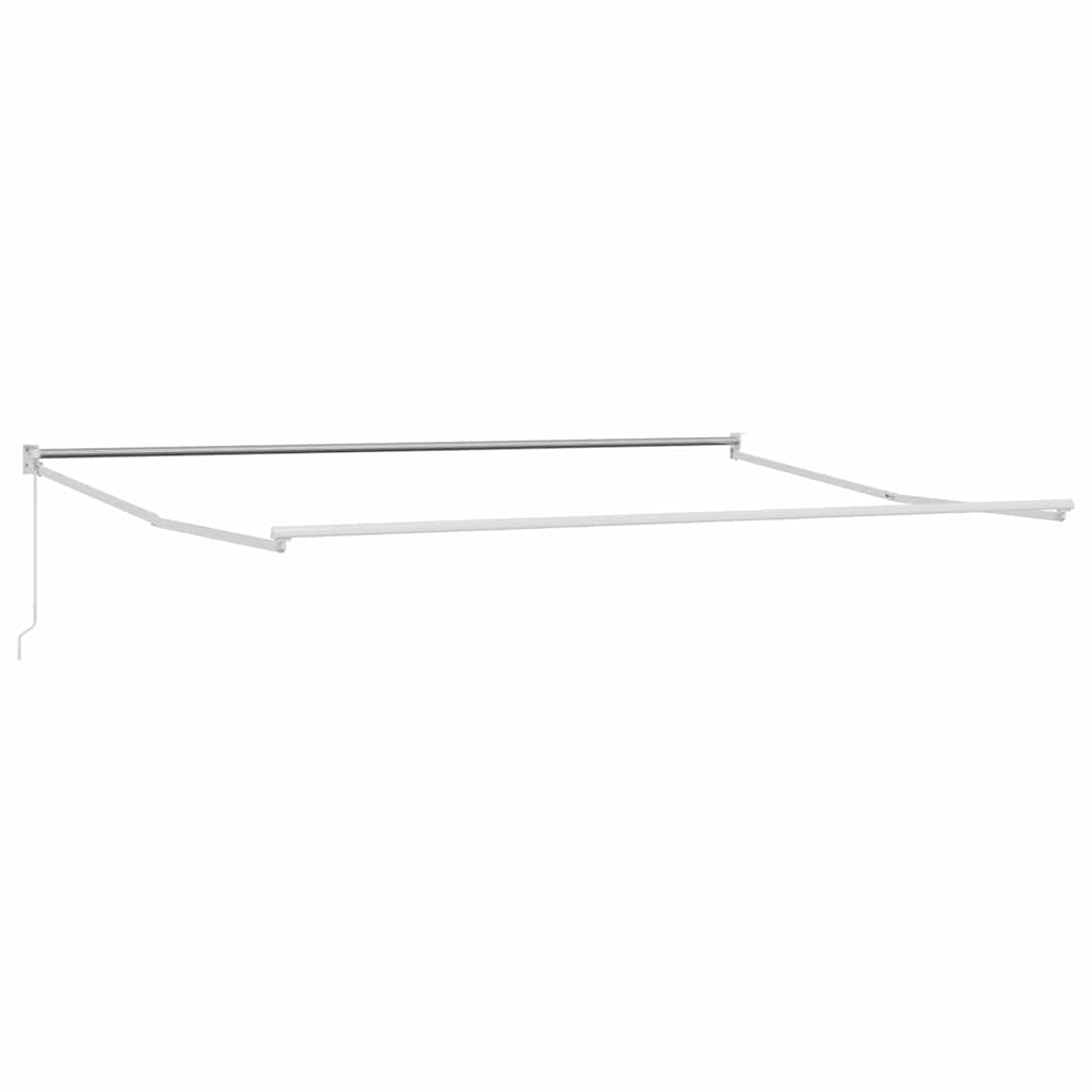 Budsorovatelné zastřešení Oranžová a hnědá 500 × 300 cm