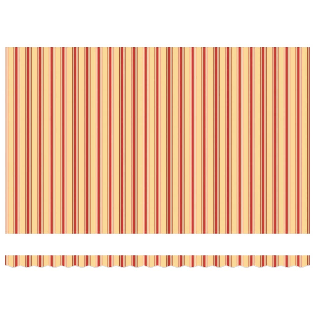 Budsorovatelné zastřešení žlutá a oranžová 500 × 300 cm textil