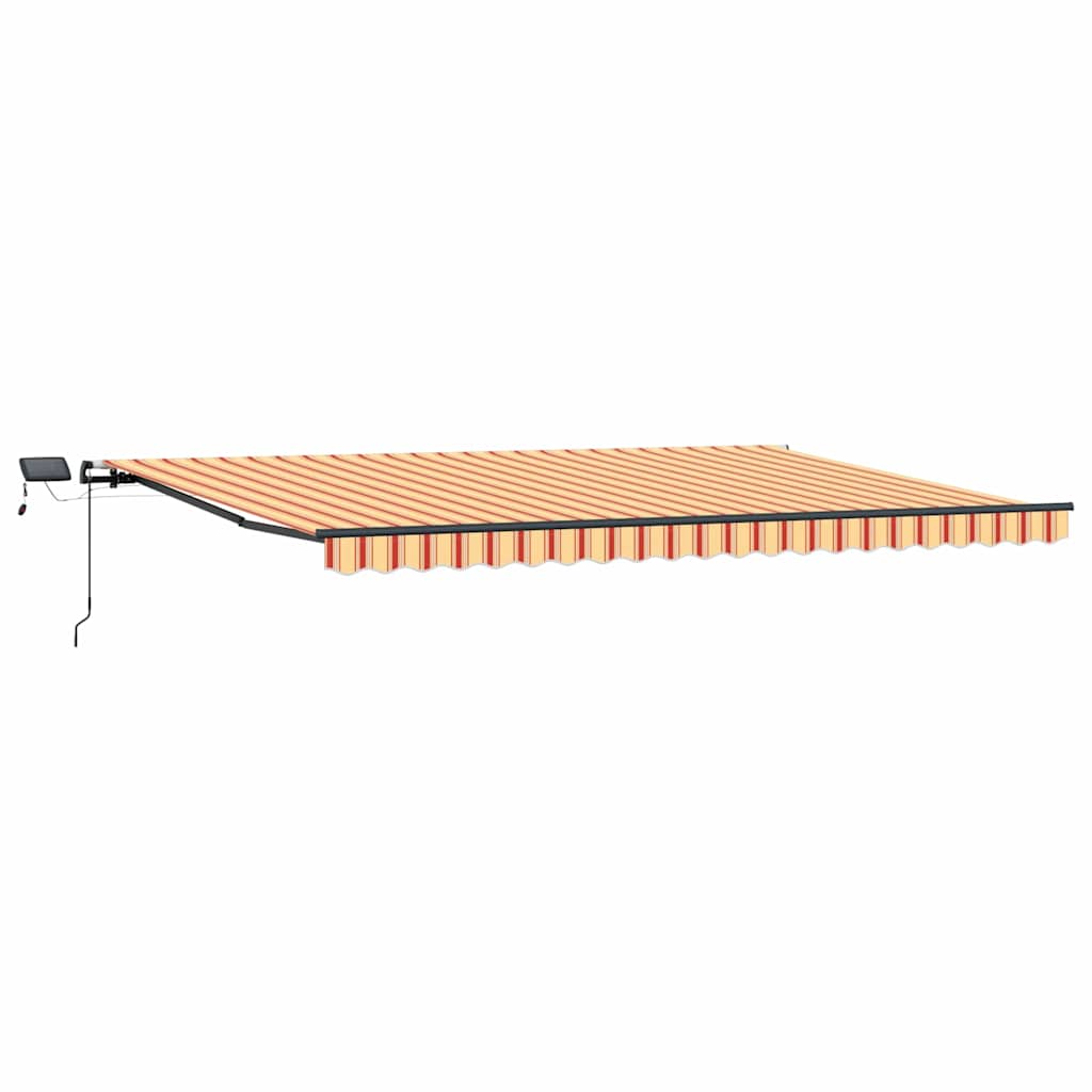 Budsorovatelné zastřešení žlutá a oranžová 500 ×300 cm textil